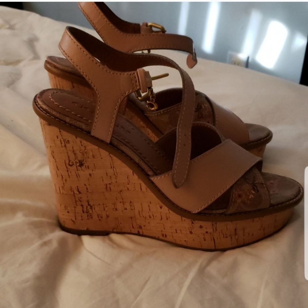 COACH women's wedges.